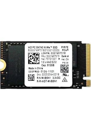 WD SN740 2242 512 GB PCIe 4.0 NVMe M.2 5.000 MB/sn 4.000 MB/sn SSD (Kutusuz)