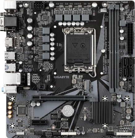 GIGABYTE H610M H V2 DDR5 5600 (OC) VGA HDMI M.2 1700P USB 3.2 Gen1 (12-13-14. Nesil)