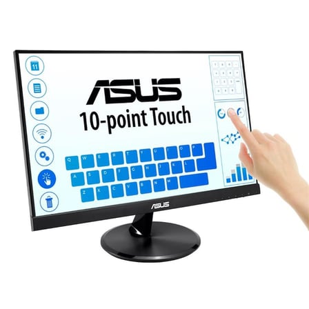 21.5 ASUS VT229H IPS 5MS 60MHZ 1XVGA 1XHDMI FHD 1920X1080 HOPARLÖR ÇERÇEVESİZ DÜŞÜK MAVİ IŞIK DOKUNM