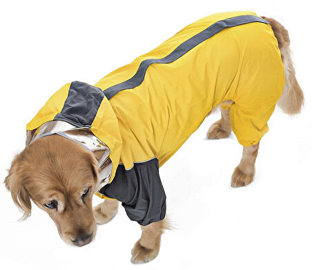 Orta ve Büyük Irk Köpek Paçalı Yağmurluk  - Grogu