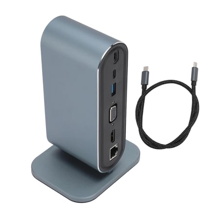 Kompakt 12'li Dock İstasyonu 4K Video Çıkışı ile