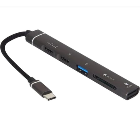 Fonksiyonel Type-C Hub 5'li Set ile Hızlı Bağlantı