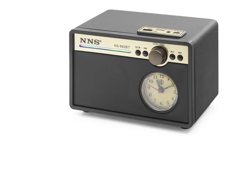 Retro Tasarım Bluetooth Hoparlör 18.7 Cm Fm Radyo