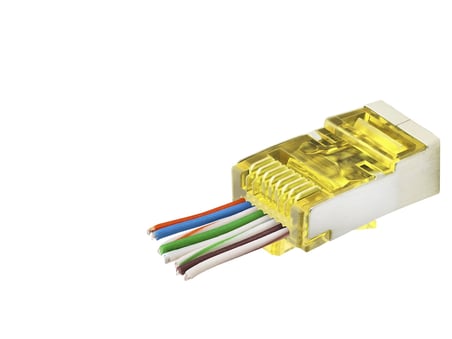 Yüksek Performanslı Cat6E RJ45 Konnektör 100 Adet Plastik Kutu