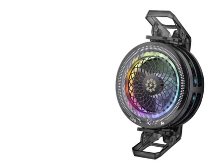 RGB Klipsli Telefon Soğutucu Fan Siyah TH29