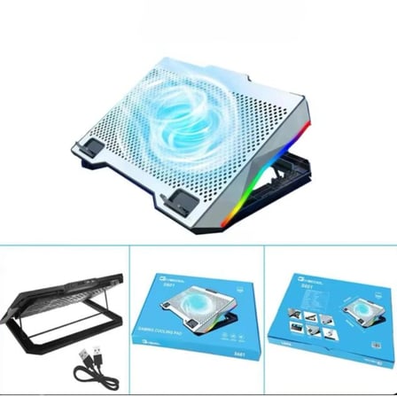 Yüksek Performanslı RGB Metalik Laptop Soğutucu 12-17 İnç