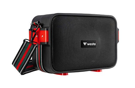 Westa WAP-500H Bluetooth USB Uzaktan Kumandalı Telsiz Mikrofonlu Şarjlı Taşınabilir Ses Sistemi 40W