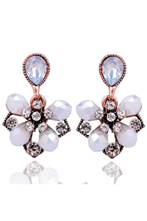 Kristal Damlalar Küpe No4