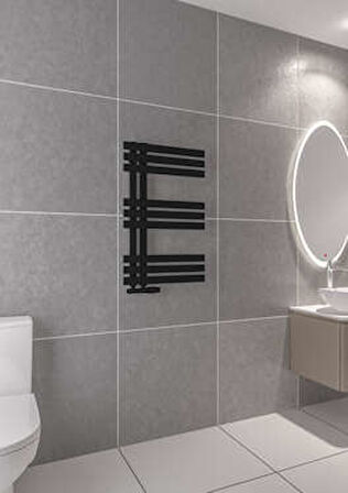 Warma Elche Çelik Dizayn Boyalı Havlupan 500x800 Pütürlü Beyaz (RAL 9016)