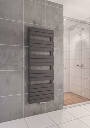 Warma Smyrna Çelik Dizayn Havlupan 600x1600 Pütürlü Antrasit (7946)