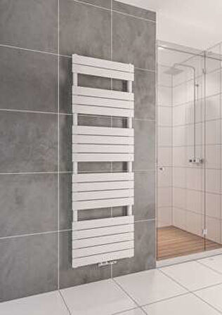 Warma Smyrna Çelik Dizayn Havlupan 600x1800 Pütürlü Beyaz (RAL 9016)