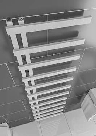 Warma Lido Çelik Dizayn Boyalı Havlupan 500x1800 Beyaz (RAL 9016 Gloss 80)