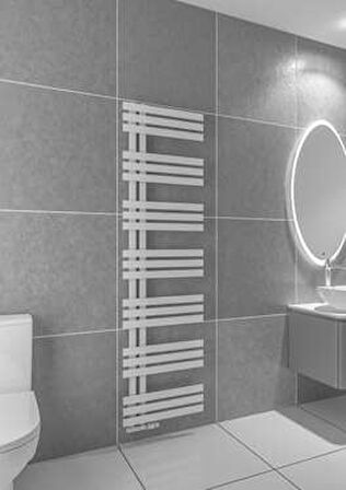 Warma Elche Çelik Dizayn Boyalı Havlupan 600x1800 Pütürlü Beyaz (RAL 9016)