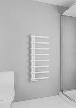 Warma Tire Çelik Dizayn Boyalı Havlupan 500x1150 Beyaz (RAL 9016 Gloss 80)