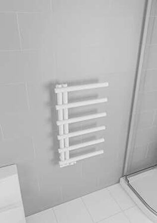 Warma Tire Çelik Dizayn Boyalı Havlupan 600x850 Pütürlü Beyaz (RAL 9016)