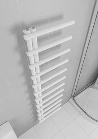 Warma Tire Çelik Dizayn Boyalı Havlupan 600x1750 Pütürlü Beyaz (RAL 9016)