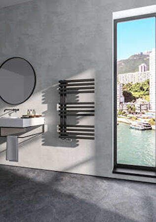 Warma Lolly Çelik Dizayn Havlupan 500x800 Beyaz (RAL 9016 Gloss 80)