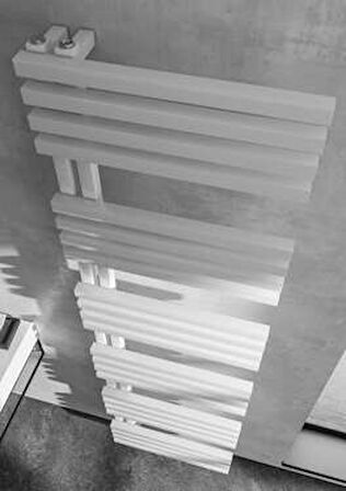 Warma Lolly Çelik Dizayn Havlupan 500x1800 Pütürlü Beyaz (RAL 9016)