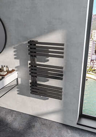 Warma Lolly Çelik Dizayn Havlupan 600x800 Beyaz (RAL 9016 Gloss 80)