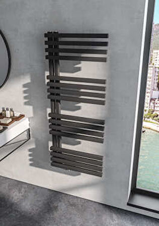 Warma Lolly Çelik Dizayn Havlupan 600x1200 Pütürlü Beyaz (RAL 9016)