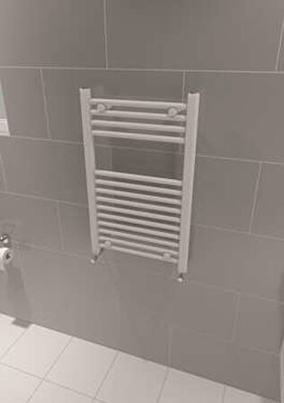 Warma Fina Çelik Boyalı Havlupan 500x800 Beyaz (RAL 9016 Gloss 80)