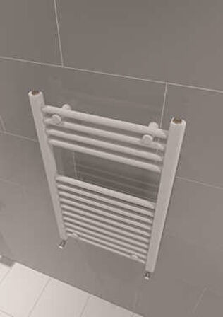 Warma Fina Çelik Boyalı Havlupan 500x800 Beyaz (RAL 9016 Gloss 80)