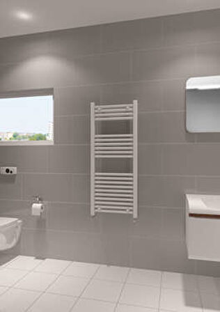 Warma Fina Çelik Boyalı Havlupan 600x1200 Beyaz (RAL 9016 Gloss 80)