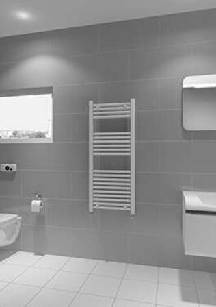 Warma Fina Çelik Boyalı Havlupan 500x1200 Beyaz (RAL 9016 Gloss 80)