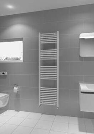 Warma Fina Çelik Boyalı Havlupan 500x1800 Beyaz (RAL 9016 Gloss 80)