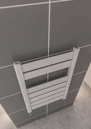 Warma Norina Çelik Dizayn Boyalı Havlupan 500x800 Beyaz (RAL 9016 Gloss 80)