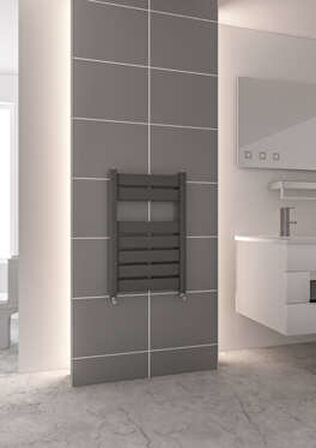 Warma Norina Çelik Dizayn Boyalı Havlupan 500x800 Beyaz (RAL 9016 Gloss 80)