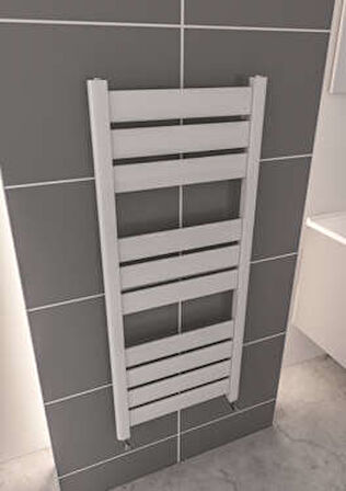 Warma Norina Çelik Dizayn Boyalı Havlupan 600x1200 Pütürlü Beyaz (RAL 9016)