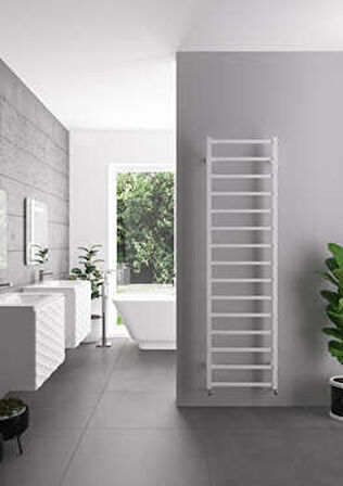 Warma Jet Çelik Dizayn Boyalı Havlupan 500x1800 Pütürlü Beyaz (RAL 9016)