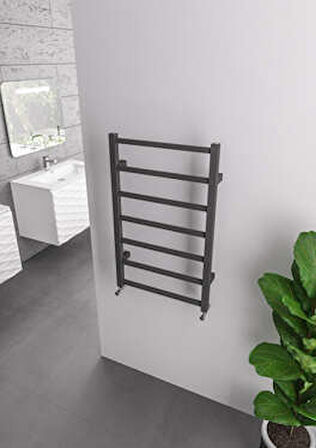 Warma Jet Çelik Dizayn Boyalı Havlupan 600x800 Pütürlü Antrasit (7946)