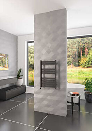 Warma Urla Çelik Dizayn Boyalı Havlupan 600x800 Beyaz (RAL 9016 Gloss 80)