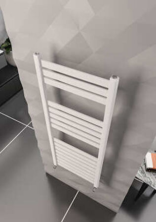 Warma Urla Çelik Dizayn Boyalı Havlupan 600x1200 Beyaz (RAL 9016 Gloss 80)