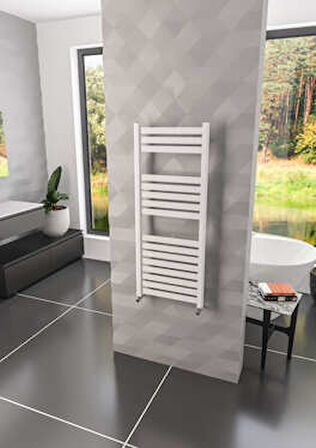 Warma Urla Çelik Dizayn Boyalı Havlupan 600x1200 Pütürlü Beyaz (RAL 9016)