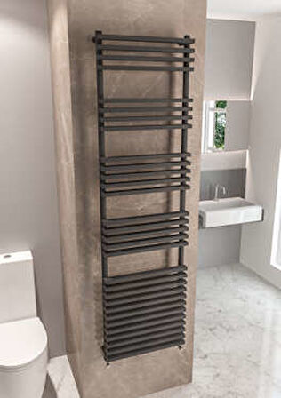 Warma Riva Çelik Dizayn Boyalı Havlupan 500x1800 Beyaz (RAL 9016 Gloss 80)