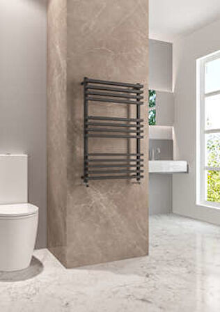 Warma Riva Çelik Dizayn Boyalı Havlupan 600x800 Beyaz (RAL 9016 Gloss 80)