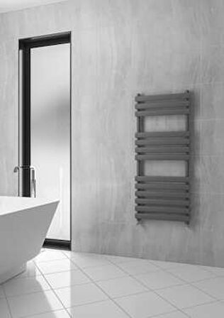 Warma Nuevita Çelik Dizayn Boyalı Havlupan 500x1200 Beyaz (RAL 9016 Gloss 80)