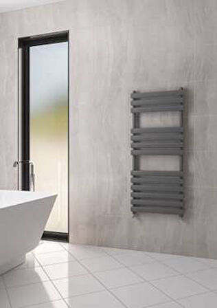 Warma Nuevita Çelik Dizayn Boyalı Havlupan 500x1200 Beyaz (RAL 9016 Gloss 80)