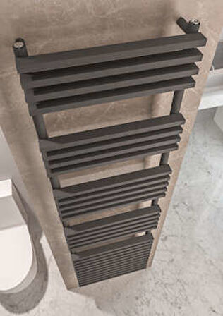 Warma Riva Çelik Dizayn Boyalı Havlupan 600x1800 Beyaz (RAL 9016 Gloss 80)