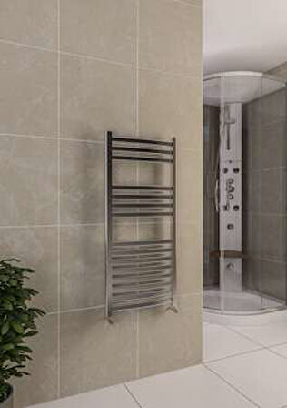 Warma Lixa Çelik Dizayn Krom Havlupan 500x1100 Krom