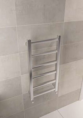 Warma Belinda Çelik Dizayn Krom Havlupan 450x900 Krom