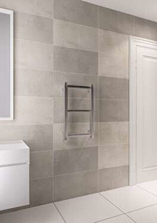 Warma Belinda Çelik Dizayn Krom Havlupan 400x700 Krom