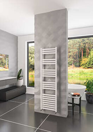 Warma Urla Çelik Dizayn Boyalı Havlupan 600x1800 Beyaz (RAL 9016 Gloss 80)