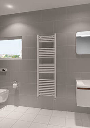 Warma Fina Çelik Boyalı Havlupan 600x1500 Beyaz (RAL 9016 Gloss 80)