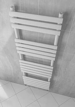 Warma Nuevita Çelik Dizayn Boyalı Havlupan 600x1600 Beyaz (RAL 9016 Gloss 80)