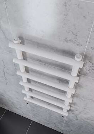 Warma Chios Çelik Dizayn Boyalı Havlupan 500x850 Pütürlü Beyaz (RAL 9016)