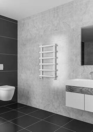 Warma Chios Çelik Dizayn Boyalı Havlupan 500x850 Pütürlü Antrasit (7946)